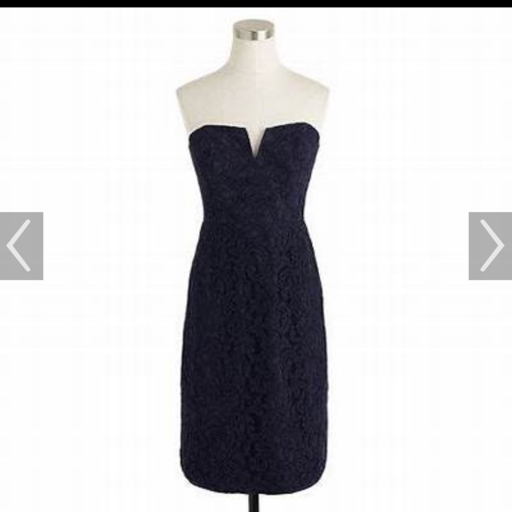 J.Crew Cathleen bridesmaid dress in leavers lace